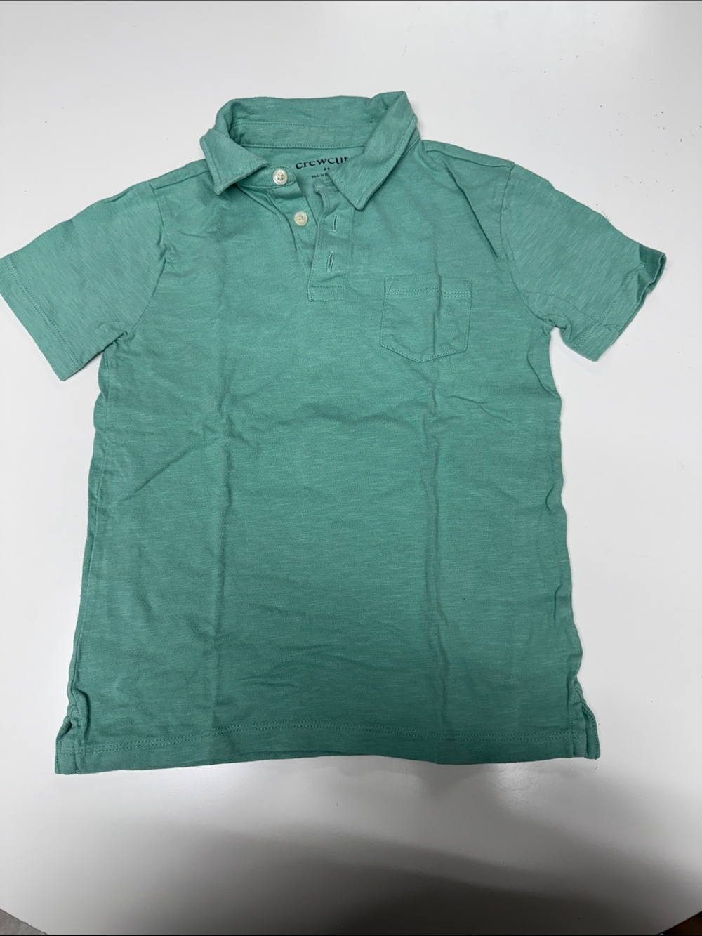 Jcrew Crewcuts Boys Short-Sleeve Polo in Mint Green